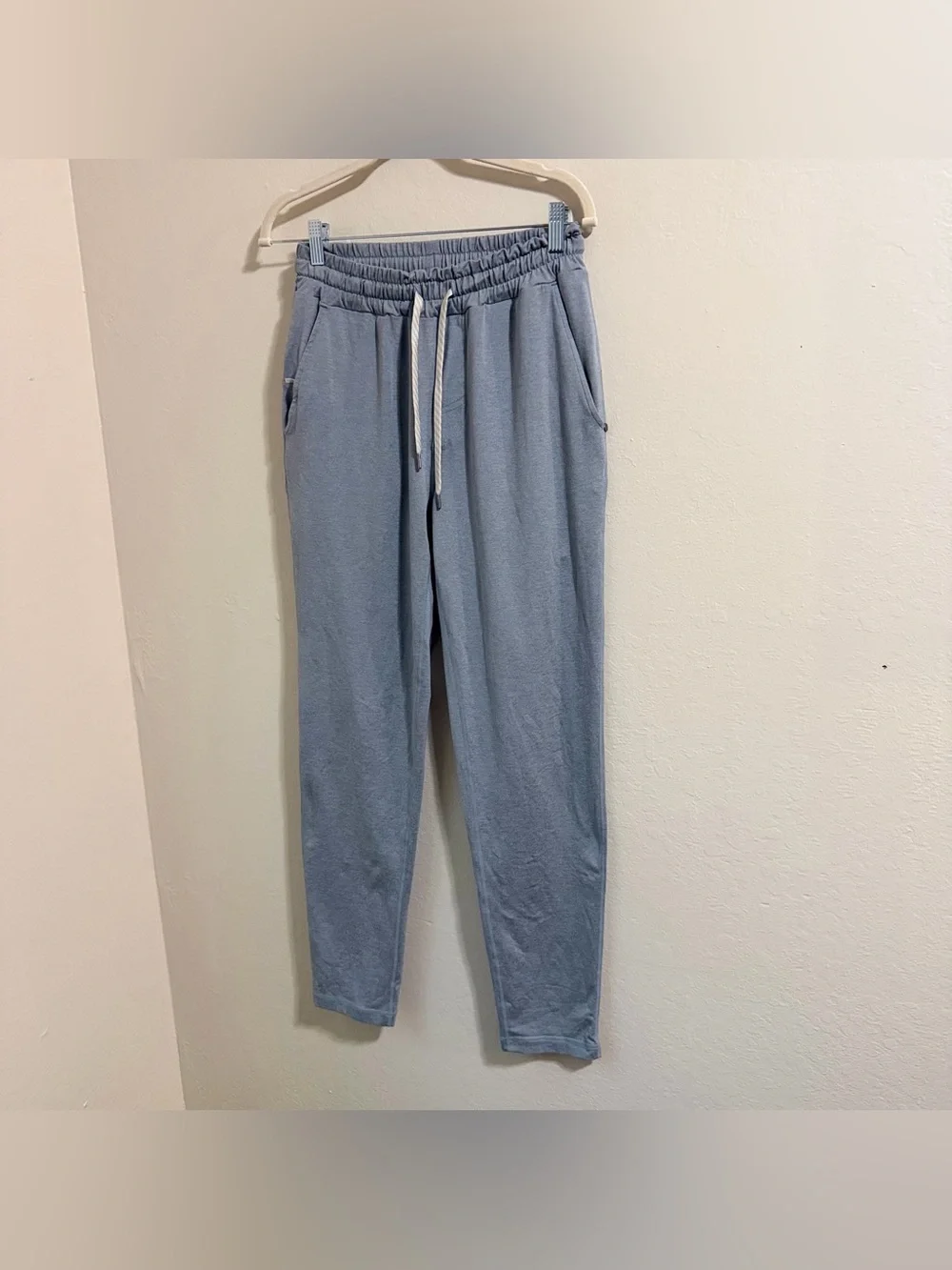 Vuori Men's Ponto Performance Pant Steel Blue Gray Knit Lounge Jogger Size M